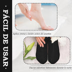 Scettar Moisturizing Spa Socks - 7 Pairs Cotton Overnight for Dry Cracked Feet - Thin Moisture Enhancing Black Foot Socks - New