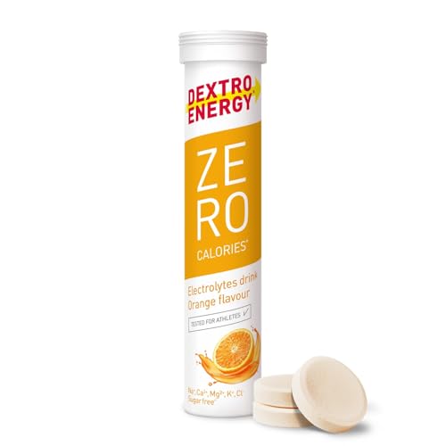 Dextro Energy Zero Calorie Electrolyte Tablets - Orange - Hydration Recovery Drink - 3 Tubes 60 Tablets - New - BBE 09/2027