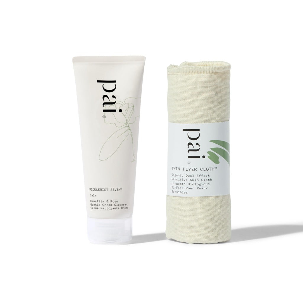 Pai Skincare Middlemist Seven Cream Cleanser 150ml - Gentle Face Wash for Sensitive Skin, Camellia & Rose, Organic Cloth - Damaged Box