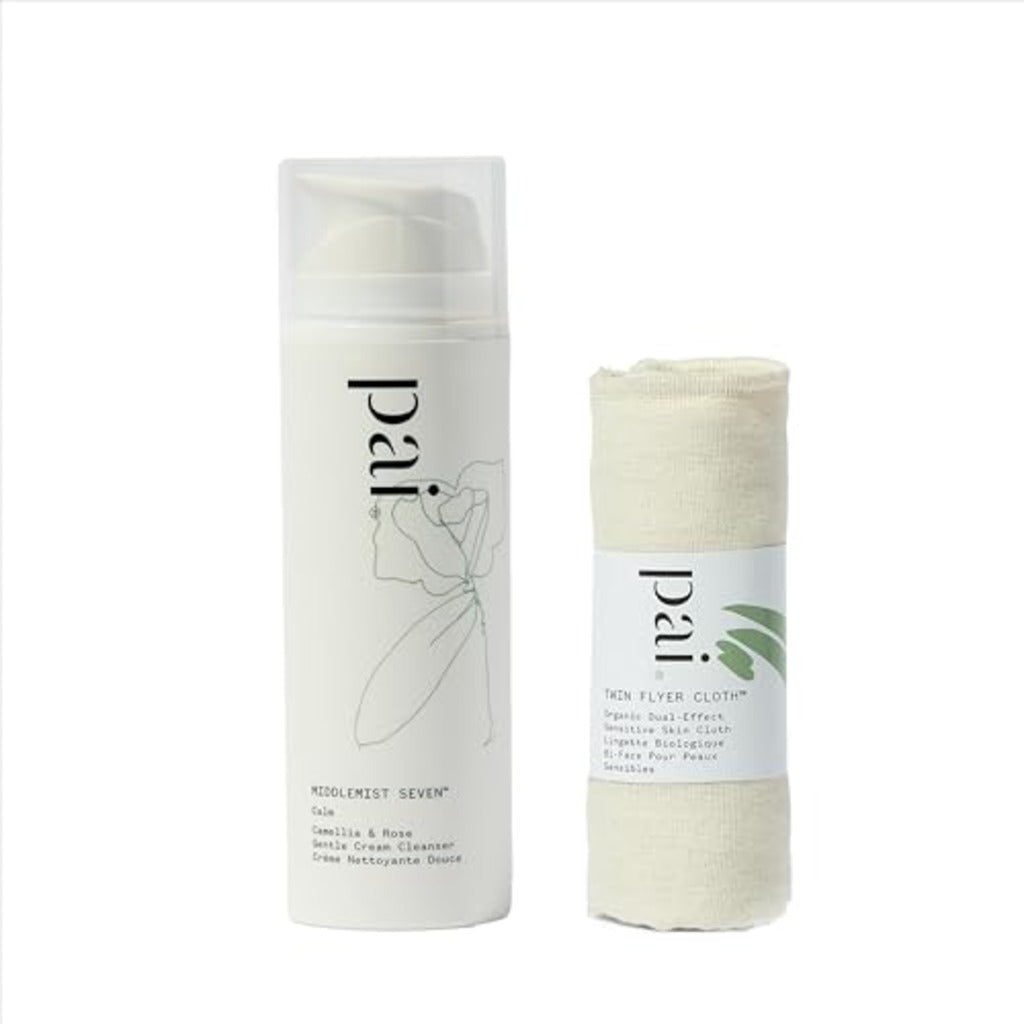 Pai Skincare Middlemist Seven Cream Cleanser 150ml - Gentle Face Wash for Sensitive Skin, Camellia & Rose, Organic Cloth - Damaged Box