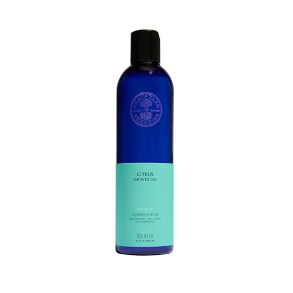 Neal's Yard Remedies Citrus Shower Gel 300ml - Uplifting Zesty Aroma - Natural Organic Body Wash - New