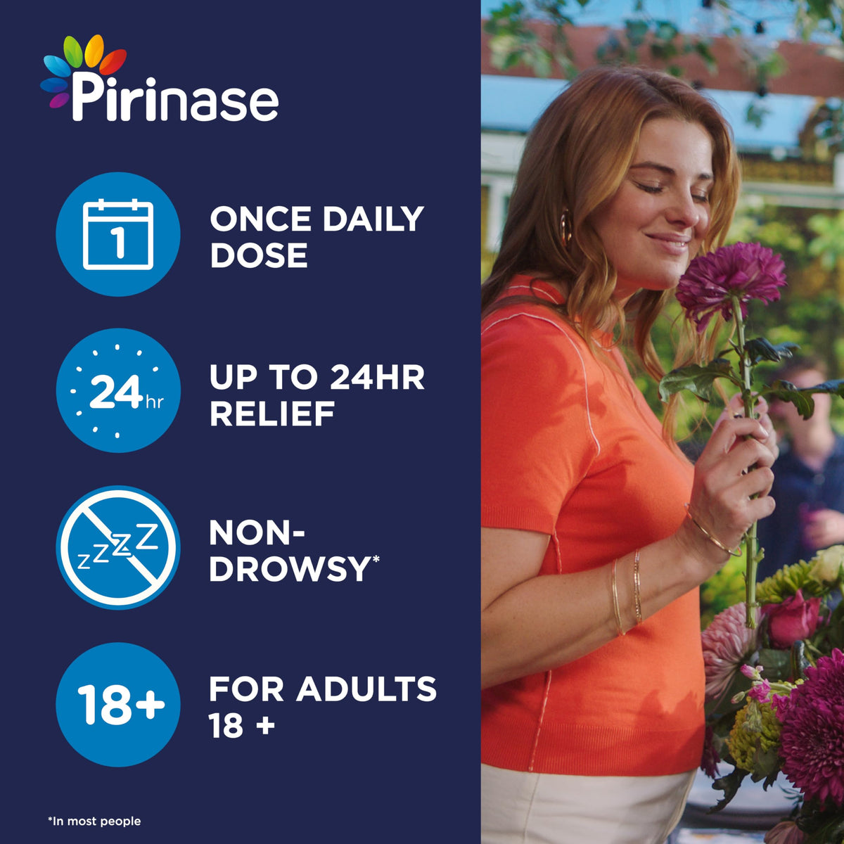Pirinase Hayfever Relief Nasal Spray - Adult Allergy Treatment - 60 Sprays - Fluticasone Propionate - New - BBE 01/2027