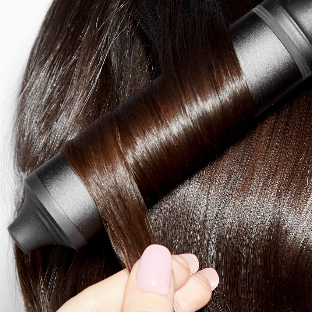 ghd Curve Classic Wave Wand - 38-26mm Oval Barrel Hair Curler - Long-lasting Waves - 185°C Optimum Temp - Black - Damaged Box