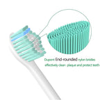 YanBan Replacement Brush Heads for Philips Essence Elite Xtreme Advance CleanCare Electric Toothbrush - 4 Pack - Damaged Box