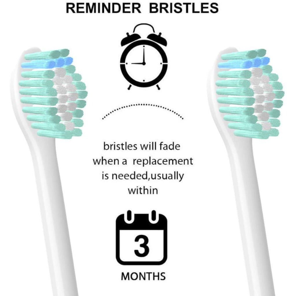 YanBan Replacement Brush Heads for Philips Essence Elite Xtreme Advance CleanCare Electric Toothbrush - 4 Pack - Damaged Box