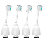 YanBan Replacement Brush Heads for Philips Essence Elite Xtreme Advance CleanCare Electric Toothbrush - 4 Pack - Damaged Box