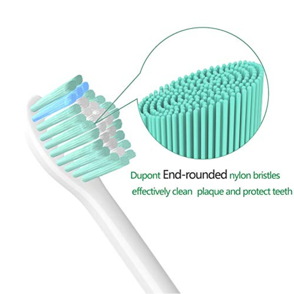 YanBan Replacement Brush Heads for Philips Essence Elite Xtreme Advance CleanCare Electric Toothbrush - 4 Pack - Damaged Box
