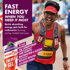 HIGH5 Energy Gels - Blackcurrant Running Fuel - 20x 40g Sachets - On-the-Go Endurance Sports Drink - Damaged Box - BBE 04/2027