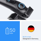 Braun Series 3 Beard Trimmer for Men BT3565 - 6-in-1 Grooming Kit - 40 Precision Lengths - Cordless Black/Blue - Damaged Box