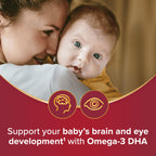 Seven Seas Breastfeeding Postnatal Vitamins - Omega-3 DHA, Folic Acid, Iron, D, B6, B12 - 28 Tablets + 28 Capsules - 4 Week Supply - Damaged Box - BBE 11/2027