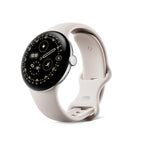 Google Pixel Watch 4 (41mm) - Polished Silver Aluminium - Porcelain Active Band - Android Smartwatch Wi-Fi - Good
