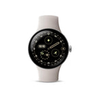 Google Pixel Watch 4 (41mm) - Polished Silver Aluminium - Porcelain Active Band - Android Smartwatch Wi-Fi - Good