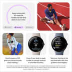 Google Pixel Watch 4 (41mm) - Polished Silver Aluminium - Porcelain Active Band - Android Smartwatch Wi-Fi - Good