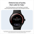 Google Pixel Watch 4 (41mm) - Polished Silver Aluminium - Porcelain Active Band - Android Smartwatch Wi-Fi - Good