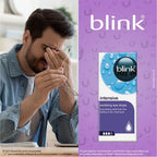 Blink Intensive Eye Drops for Dry Eyes - 20 x 0.4ml Single-Use Vials Lubricating Relief - Damaged Box - BBE 05/2027