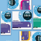 Blink Intensive Eye Drops for Dry Eyes - 20 x 0.4ml Single-Use Vials Lubricating Relief - Damaged Box - BBE 05/2027