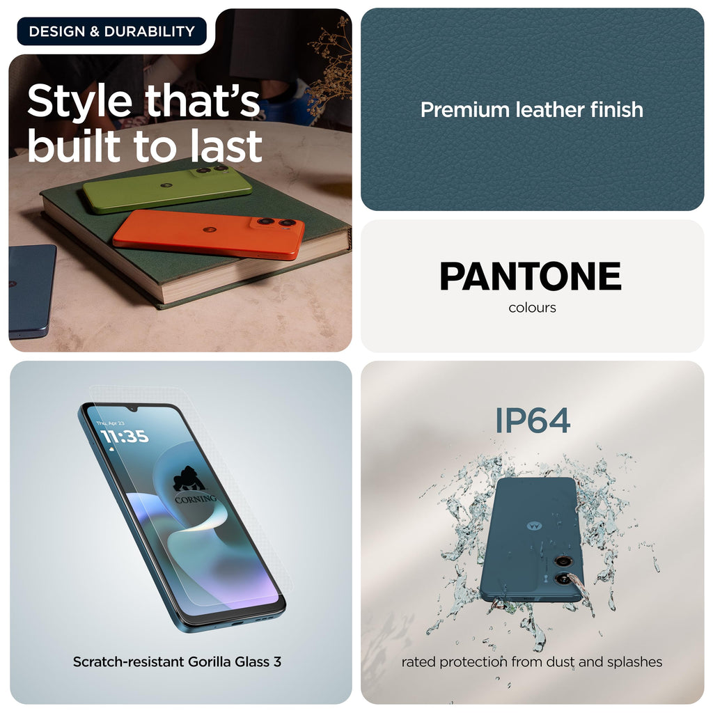 Motorola Moto G06 - PANTONE Tapestry - 6.88" HD+ Display - 50MP Camera - 12GB RAM Boost - 5200mAh Battery - Android 15 - Good