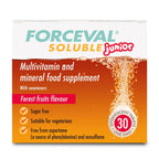 Forceval Soluble Effervescent Multivitamin Tablets - 30 Pack - Daily Health & Wellbeing Supplement - Damaged Box - BBE 01/2028