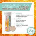 Forceval Soluble Effervescent Multivitamin Tablets - 30 Pack - Daily Health & Wellbeing Supplement - Damaged Box - BBE 01/2028