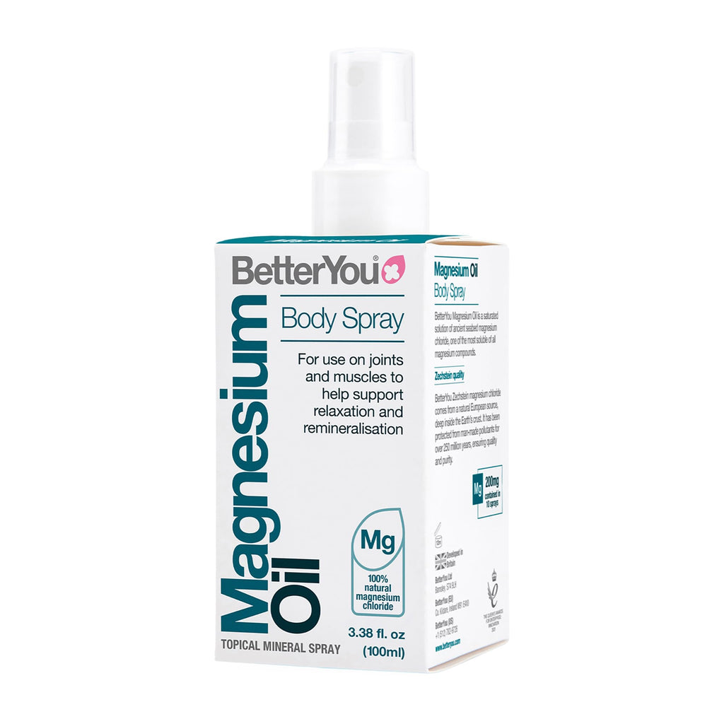 BetterYou Magnesium Chloride Oil Body Spray - Joints & Muscles Supplement 100ml - Damaged Box