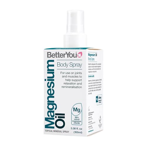 BetterYou Magnesium Chloride Oil Body Spray - Joints & Muscles Supplement 100ml - Damaged Box