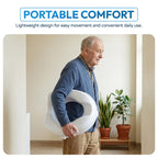 Eazy 4 Inch Raised Toilet Seat - Secure Locking Riser for Elderly Disabled Adults - Hip Knee Recovery Aid - New