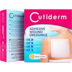 Cutiderm Adhesive Wound Dressing 15cm x 15cm Sterile Wound Care Plaster - Pack of 25 - Damaged Box - BBE 09/2030