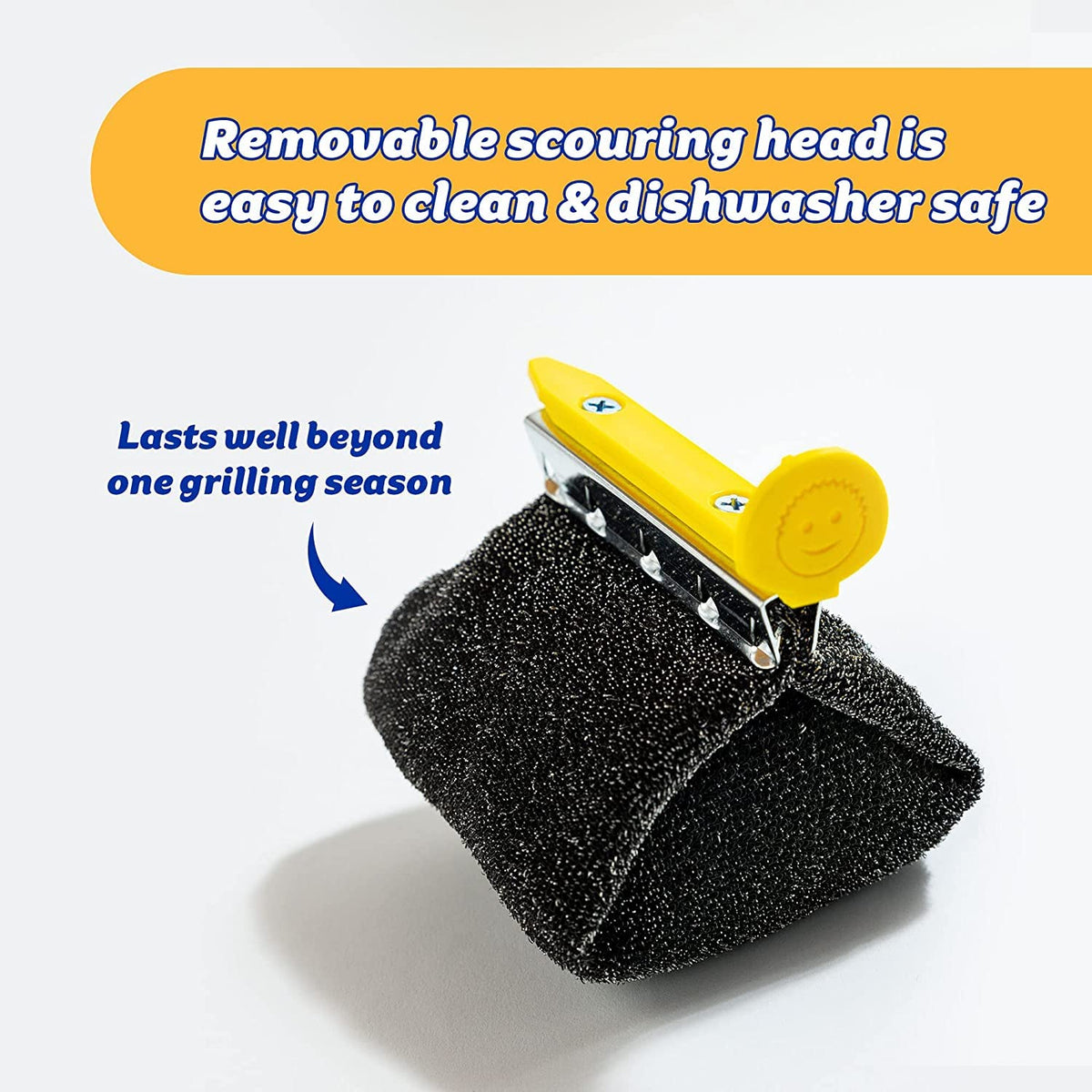 Scrub Daddy BBQ Daddy Cleaning Brush Replacement Head - Grill Scrubber Refill - Homewares - Like New
