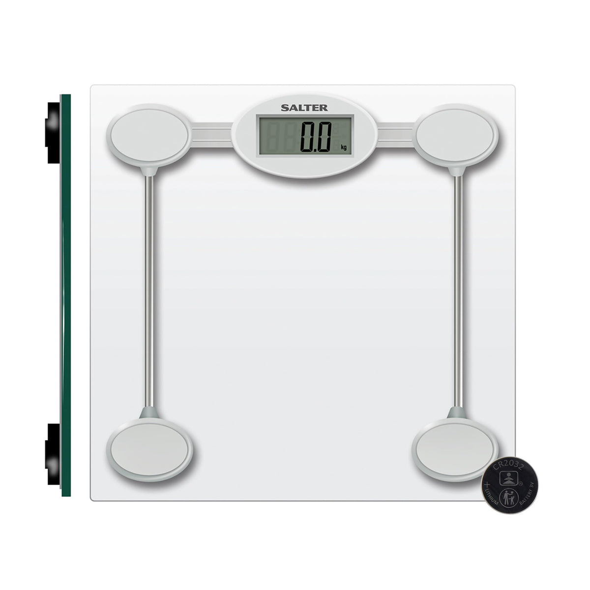 Salter 9018S SV3R Digital Bathroom Scale – Electronic Body Weight Scale 180kg LCD Display Toughened Glass - Very Good