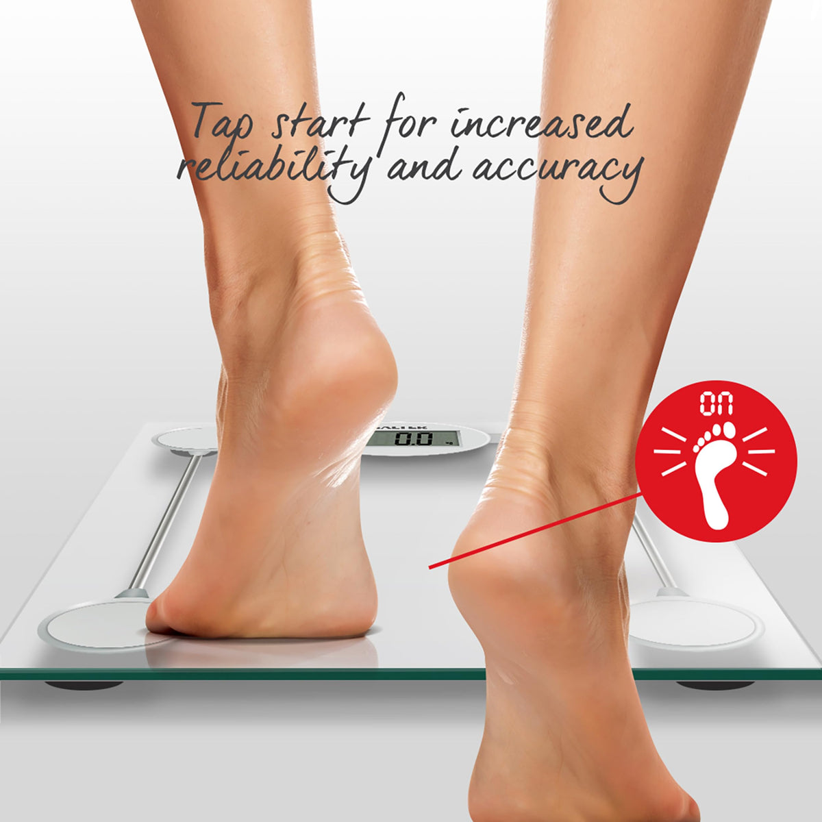 Salter 9018S SV3R Digital Bathroom Scale – Electronic Body Weight Scale 180kg LCD Display Toughened Glass - Very Good