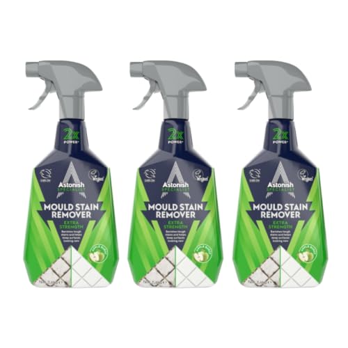 Astonish Specialist Extra Strength Mould Stain Remover Spray - 3 x 750ml - Multi-Pack - Household Cleaner - New - BBE 03/2028