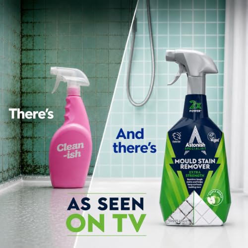 Astonish Specialist Extra Strength Mould Stain Remover Spray - 3 x 750ml - Multi-Pack - Household Cleaner - New - BBE 03/2028