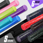 Yes4All Purple Speckled Foam Roller - High Density EPP Muscle Roller 60 CM Long - Back Legs Workouts Deep Tissue Massage - Damaged Box
