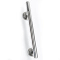 NRS Healthcare Stainless Steel Straight Grab Rail - 48cm - Bathroom Shower Aid Support Bar - Damaged Box