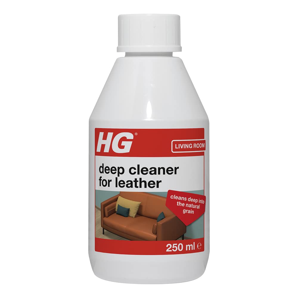 HG Leather Deep Cleaner - Safe Mild Water-Based Formula - Bags Boots Jackets Sofas - 250ml - New