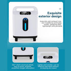 Portable Adjustable Flow Machine for Home Personal Care - Stable Continuous 2-9 L/MIN with Accessories - Damaged Box
