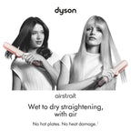 Dyson Airstrait Wet to Dry Straightener Hair Styling Tool Ceramic Pink Rose Gold - Like New