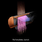 Dyson Airstrait Straightener and Dryer - Amber Silk Pink Champagne - Wet to Dry Hair Styler - Damaged Box