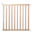 Safetots Simply Secure Wooden Stair Gate - Natural Wood - 72-79cm Screw Fit Baby Safety Barrier - Damaged Box