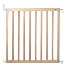 Safetots Simply Secure Wooden Stair Gate - Natural Wood - 72-79cm Screw Fit Baby Safety Barrier - Damaged Box
