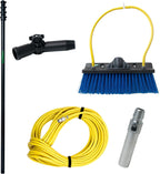UNGER HighFlow Window & Solar Panel Cleaning Kit 6m Telescopic Pole Brush - Water Fed System - Like New