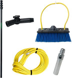 UNGER HighFlow Window & Solar Panel Cleaning Kit 6m Telescopic Pole Brush - Water Fed System - Like New