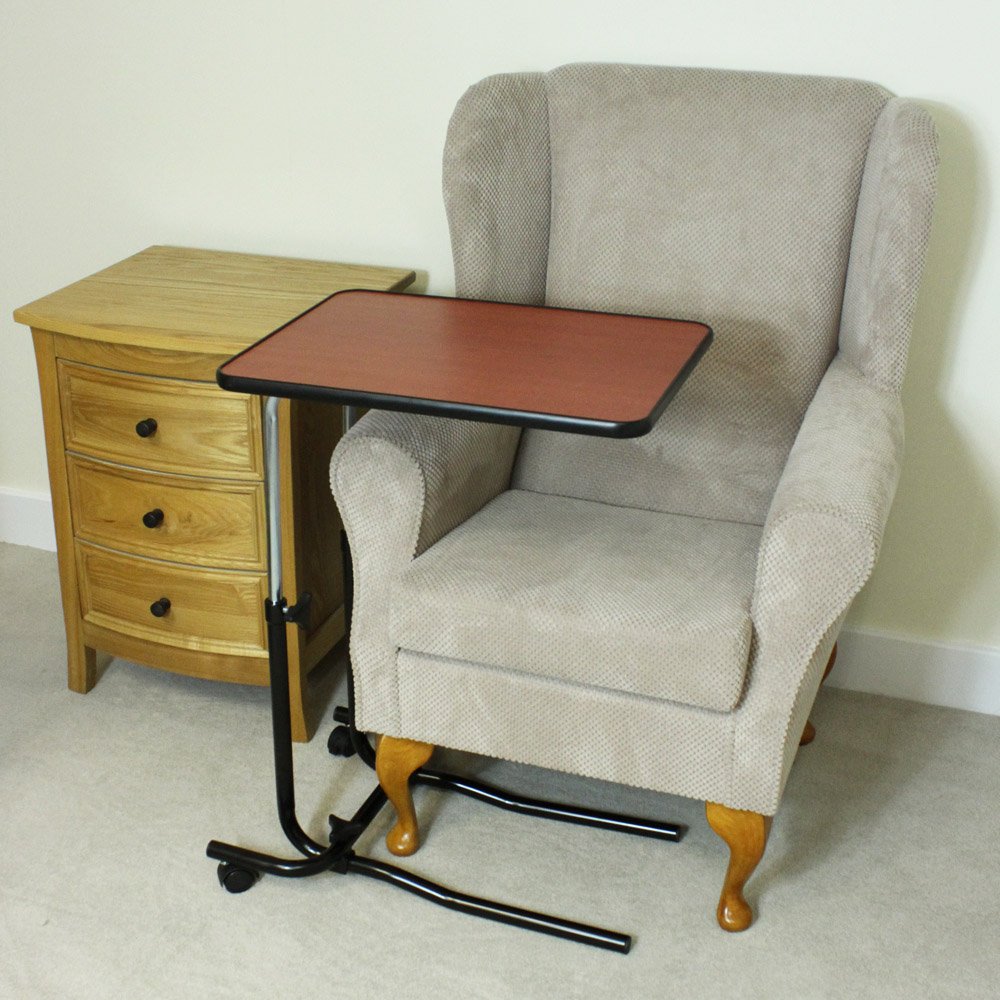 NRS Overbed & Chair Table - Divan Style Tilting Adjustable Mobility Aid M01278 - Very Good