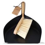 ENA Living Bamboo Dust Pan & Brush Set - Eco-Friendly Dustpan Sweeping Brush - Household Cleaning Tool - Like New