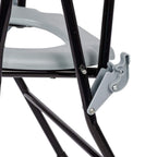 NRS Healthcare Folding Portable Commode - Non Slip Toilet Chair - Medical Aid - Very Good