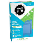 MAX STEM 2X LED Light Trap Refills - 2 Pack - Fly Gnat Moth Insect Catcher - Indoor Protection - Insecticide-Free Odourless - New