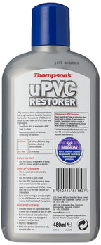 Thompsons UPVC Restorer - White Plastic Cleaner & Restorer - 480ml Bottle - New