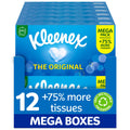 Kleenex Original Facial Tissues Mega Pack – 12 Boxes 1344 Sheets – Bulk Soft Tissue - Damaged Box