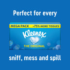 Kleenex Original Facial Tissues Mega Pack – 12 Boxes 1344 Sheets – Bulk Soft Tissue - Damaged Box