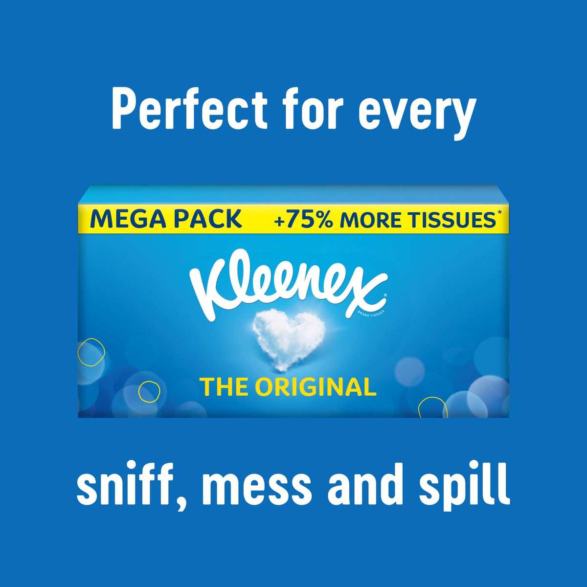 Kleenex Original Facial Tissues Mega Pack – 12 Boxes 1344 Sheets – Bulk Soft Tissue - Damaged Box